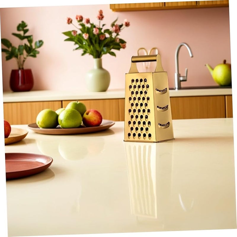 Stainless Steel Kitchen Grater Slicer Shredder for Cheese Lemon Garlic Ginger Vegetable Fruit Efficient Cutting Tool - Image 5
